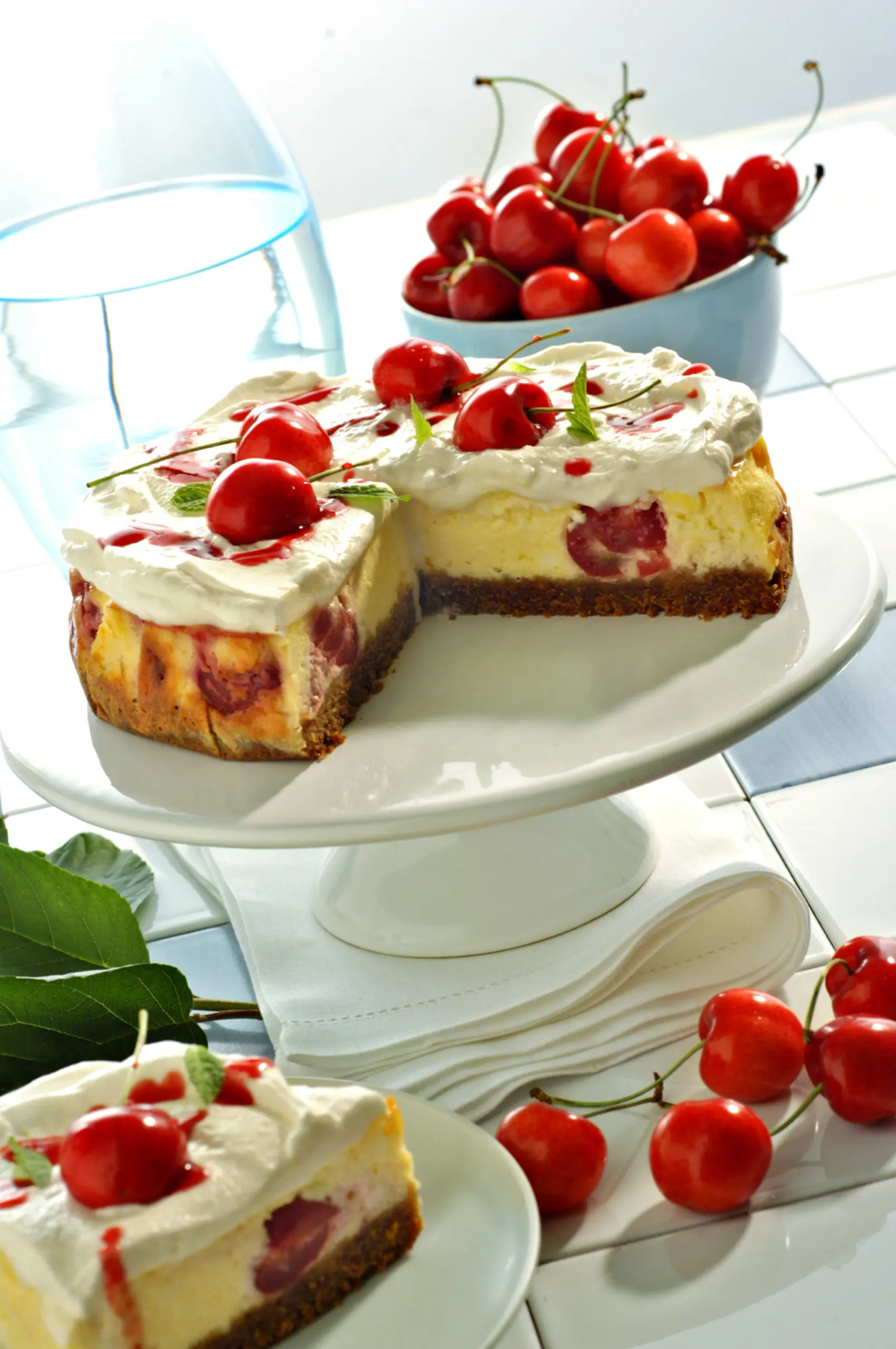 Cheesecake alle ciliegie