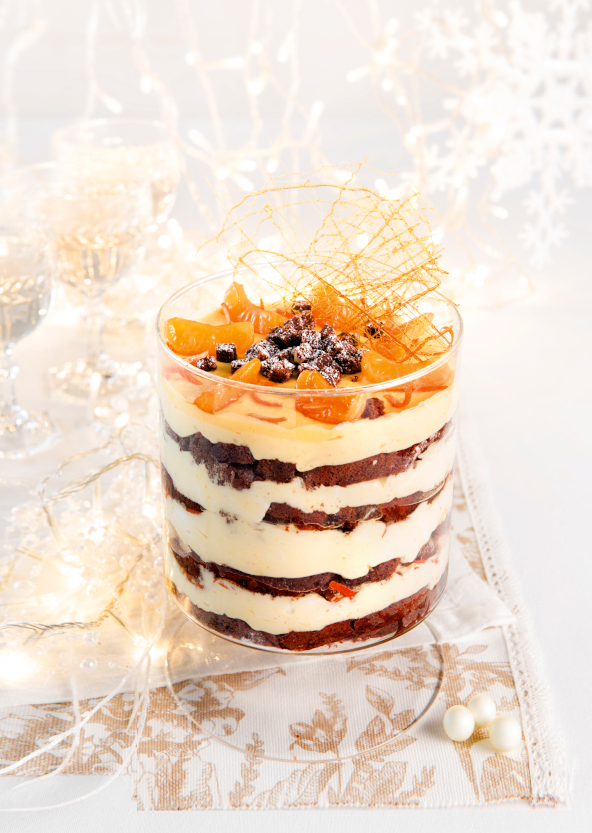 Coppa alla mousse di clementine