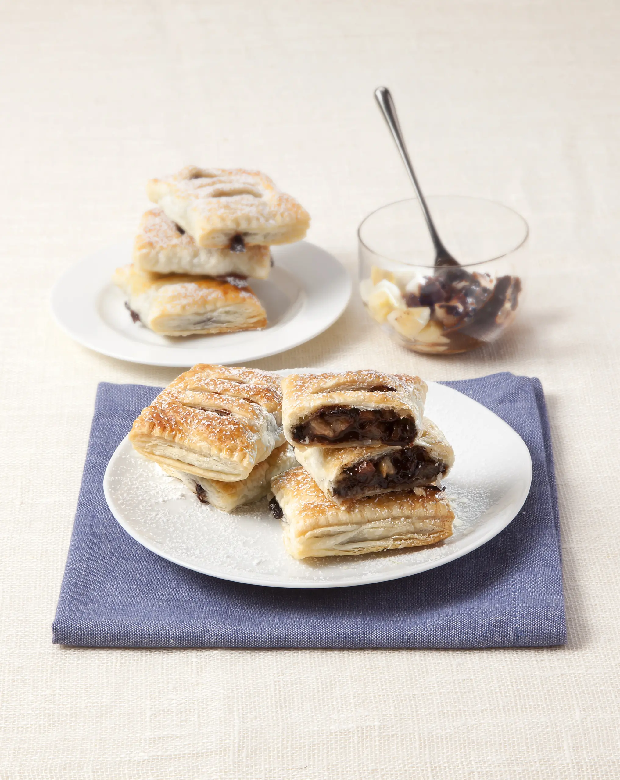 Fagottini di frutta e crema gianduia