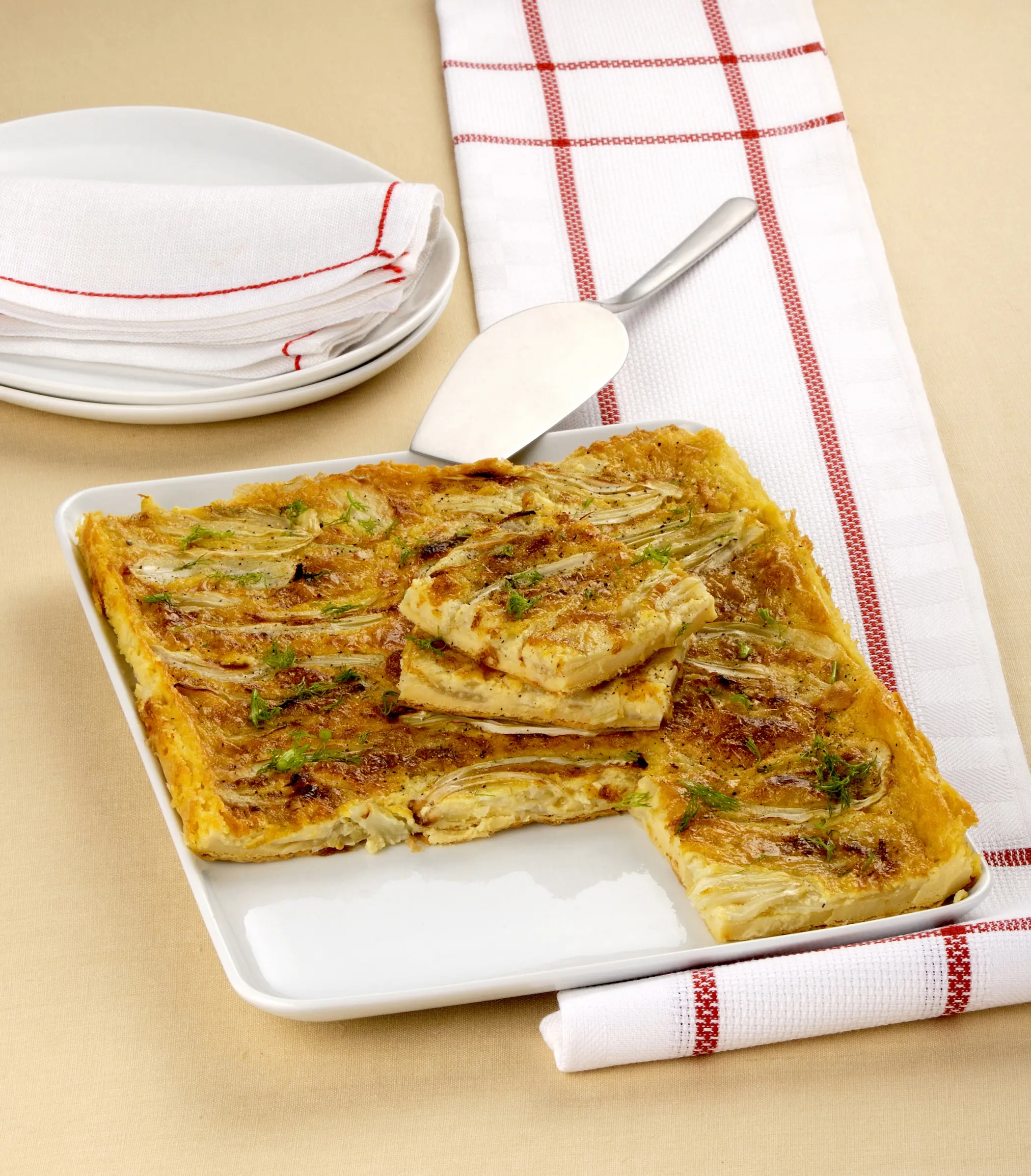 Farinata di ceci con finocchi