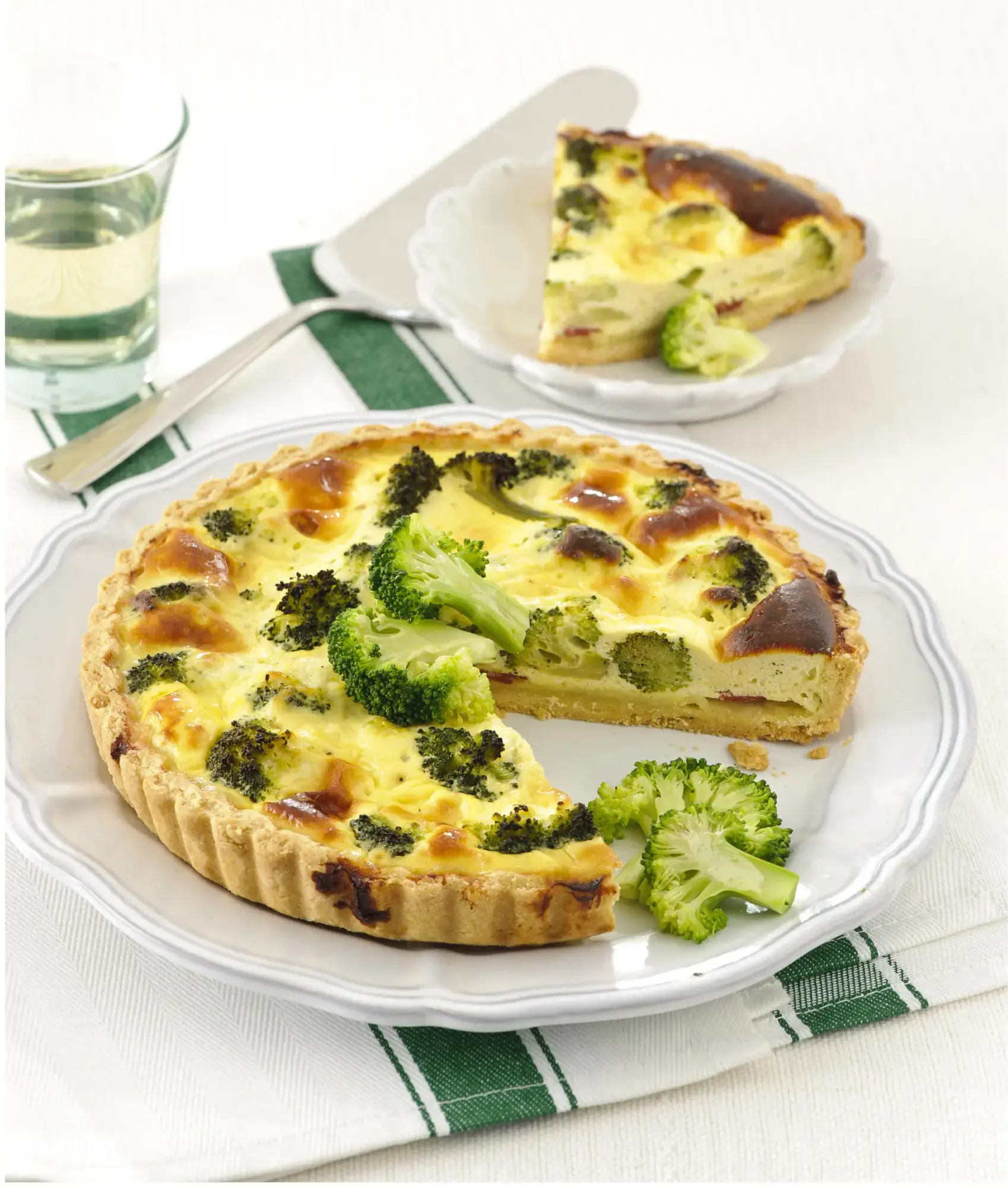 Quiche di broccoli al prosciutto