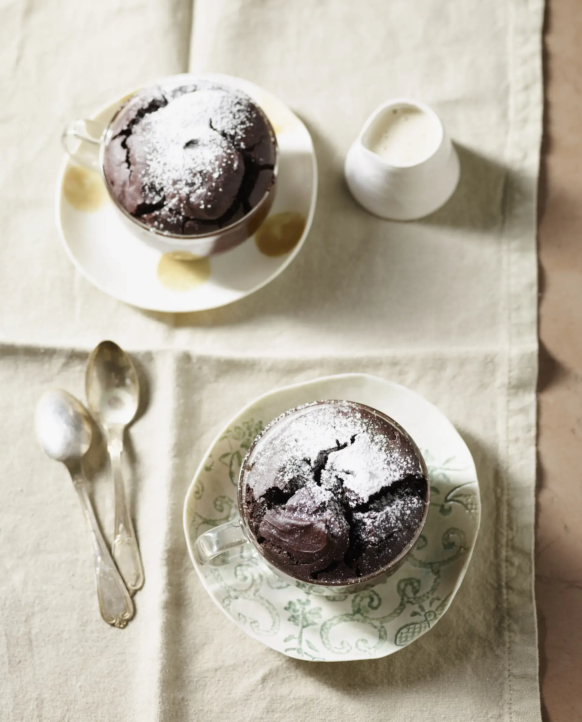 Torta di cioccolato in tazza