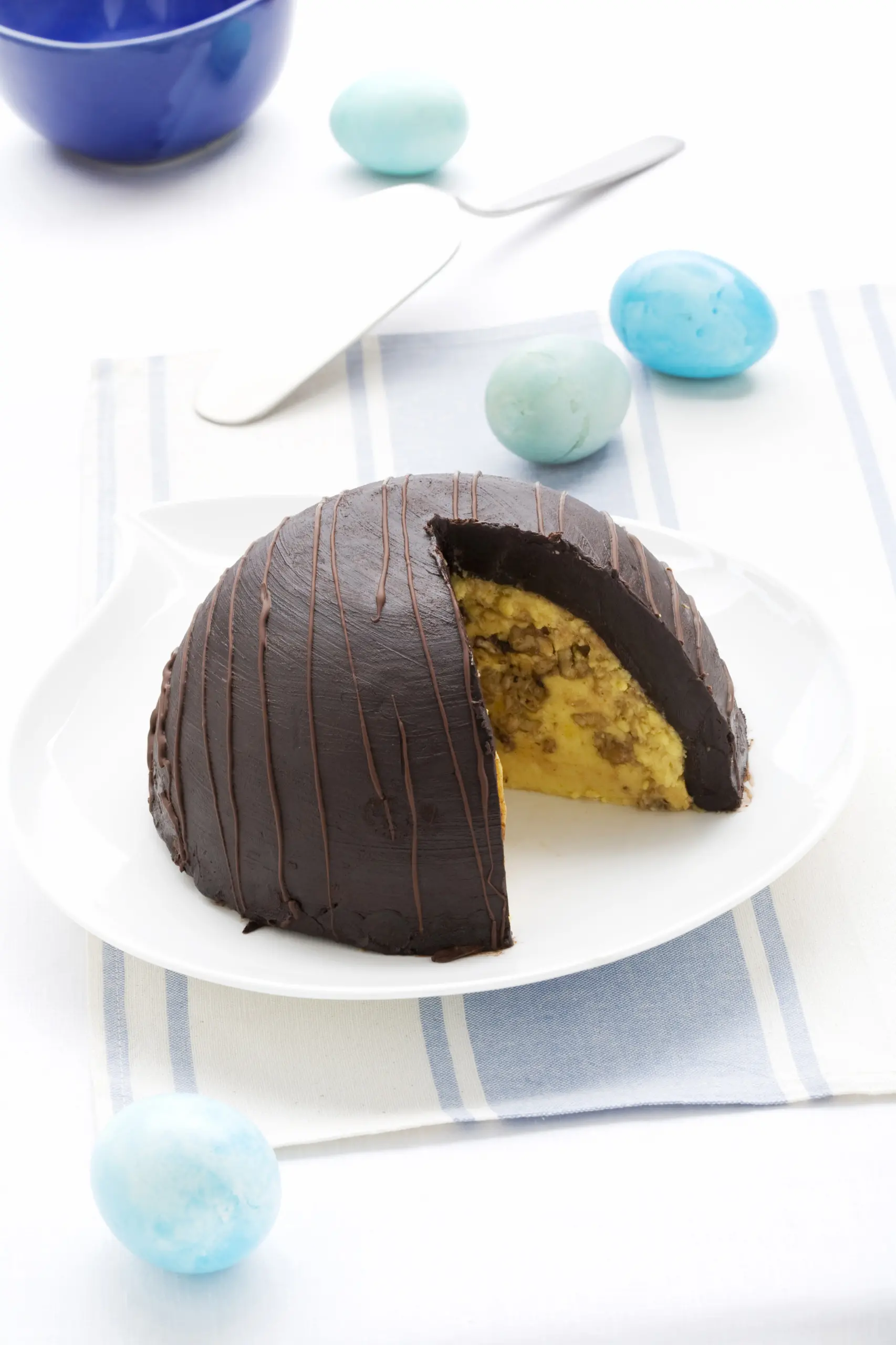 Zuccotto semifreddo bicolore