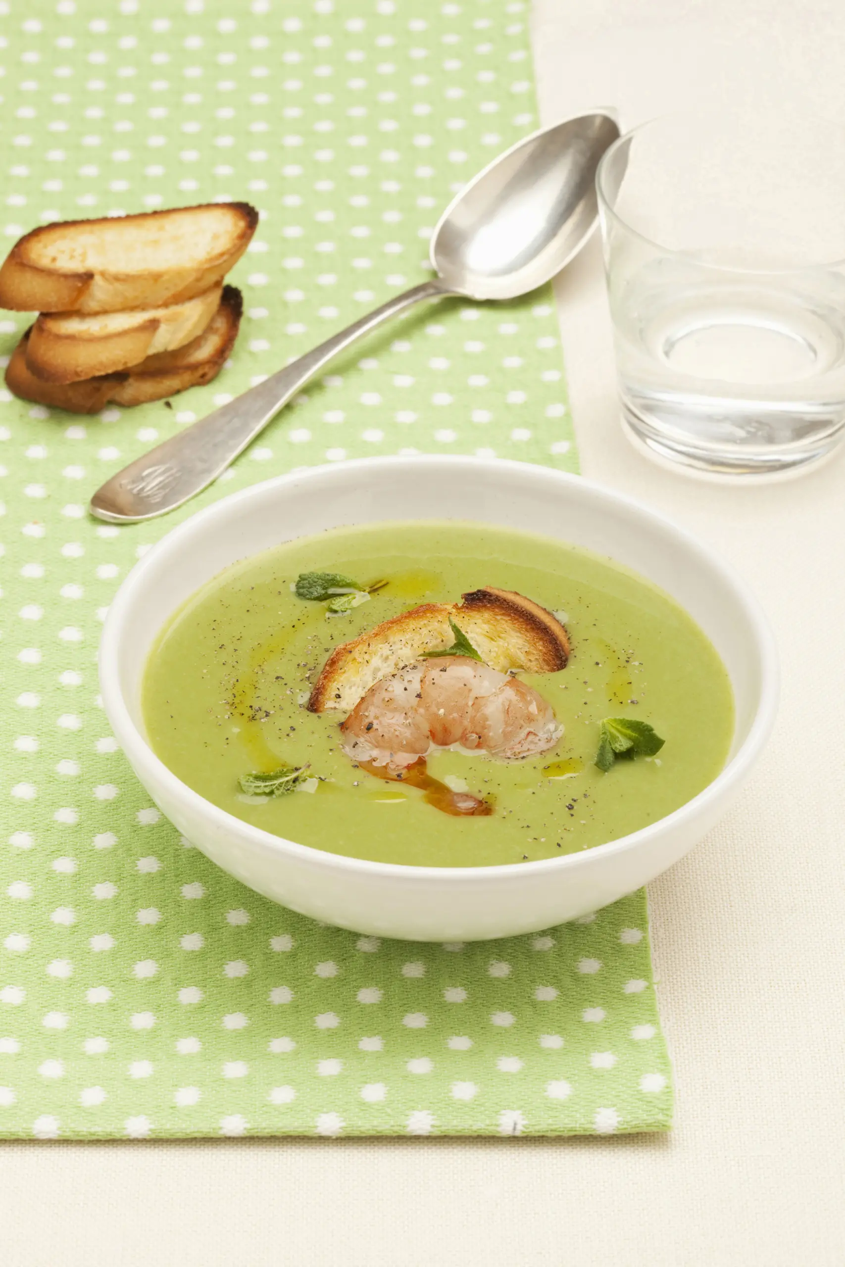 Zuppetta alla menta